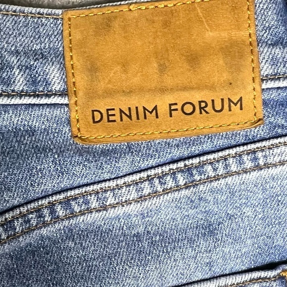 Aritzia Jeans Womens 26 Denim Forum The Arlo High Rise Straight Leg 28L Denim - Picture 13 of 13